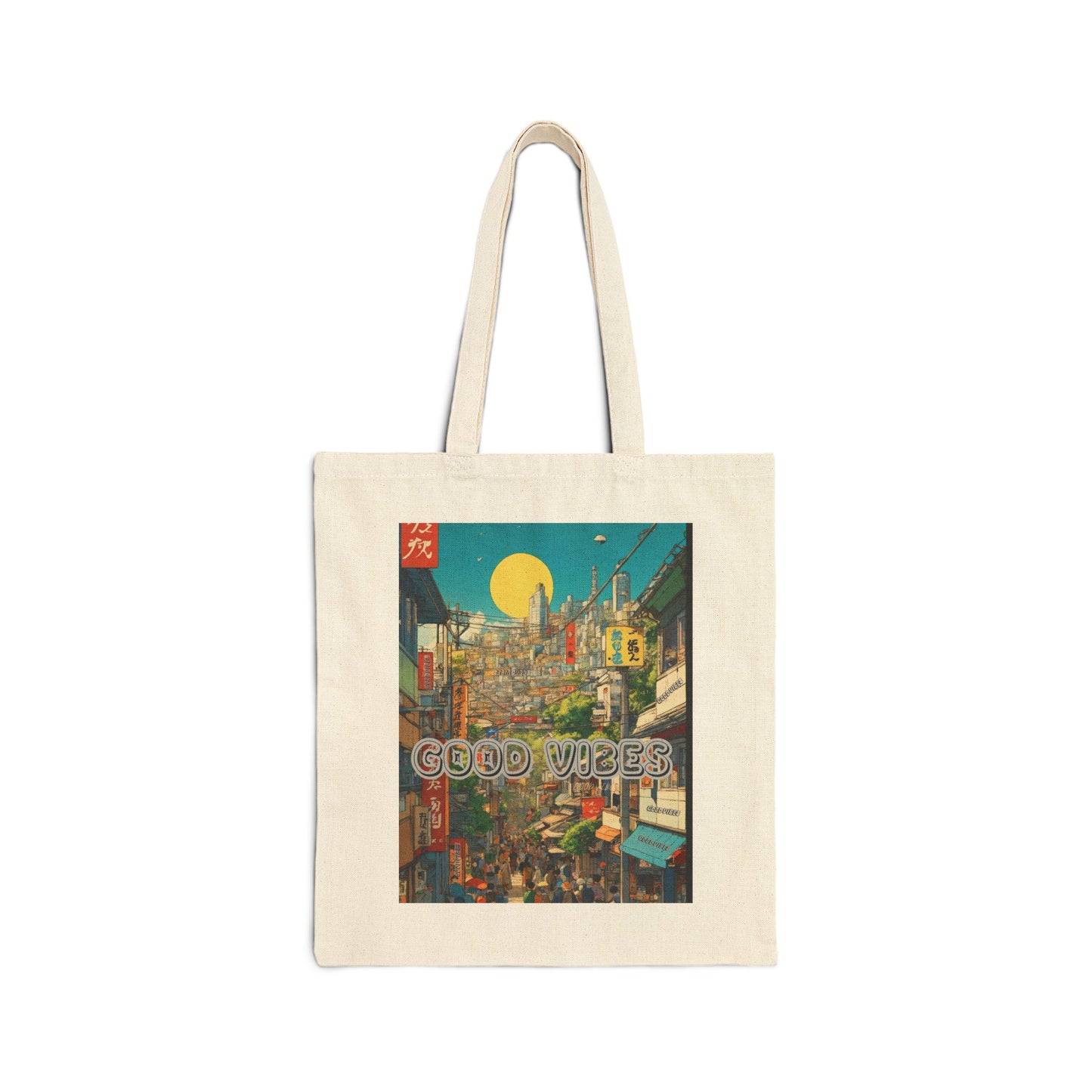 Good Vibes In The City Tote Bag