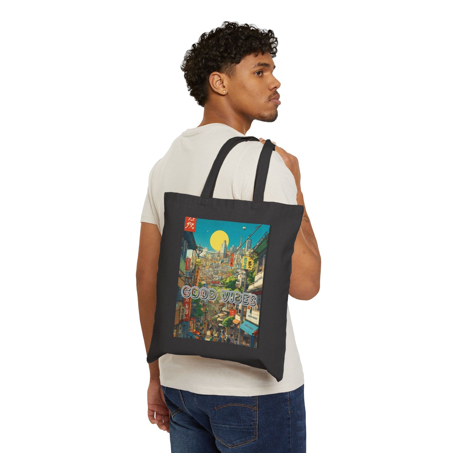 Good Vibes In The City Tote Bag