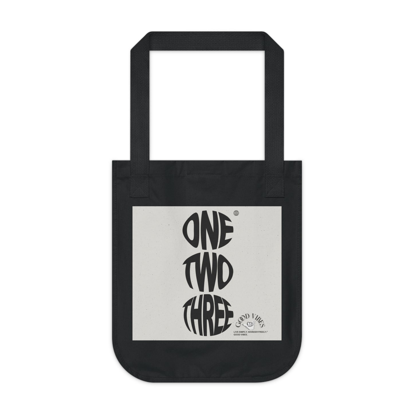 Live simply, wander freely tote