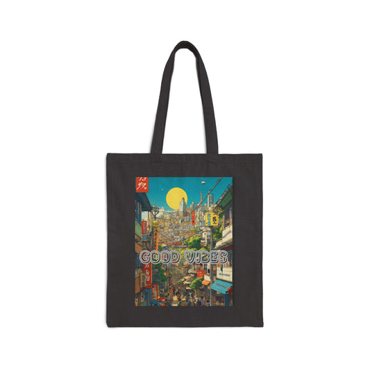 Good Vibes In The City Tote Bag