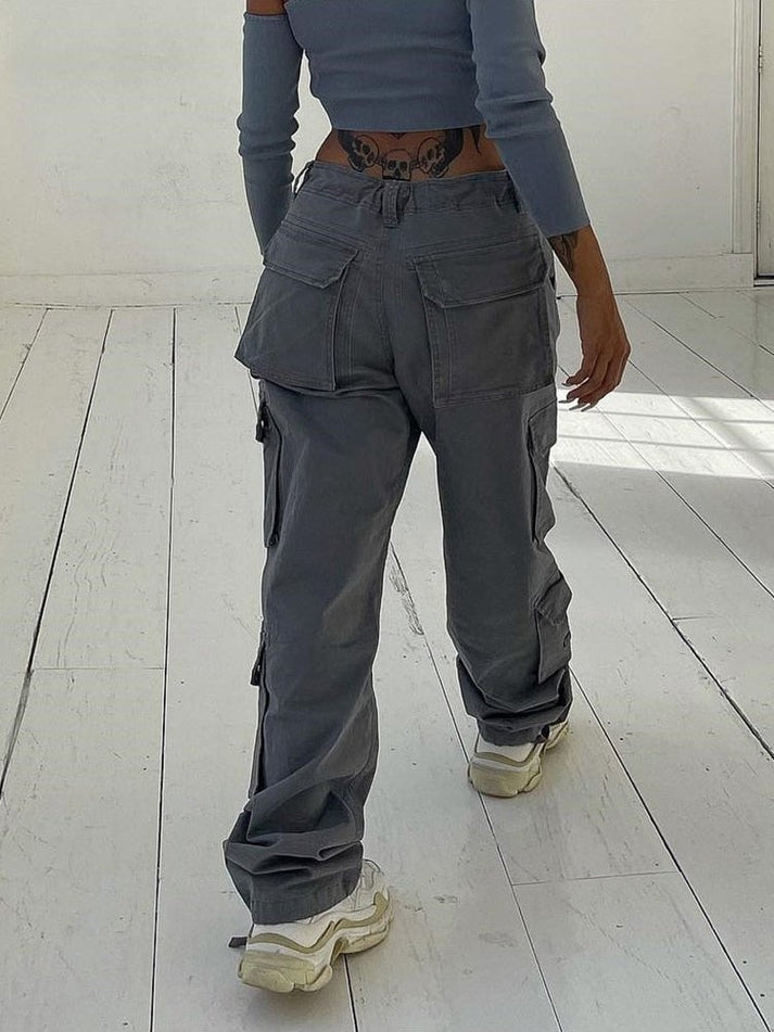 High Waist Cargo Pants | Good Vibes NYC